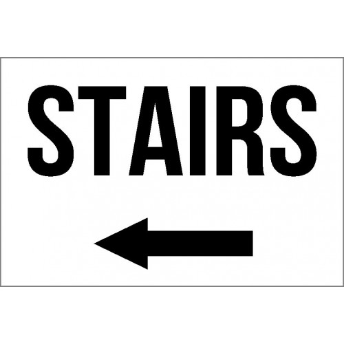 Stairs (Left) Sign